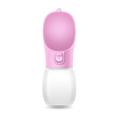 Portable Dog Water Bottle – Leak-Resistant, Built-in Bowl.