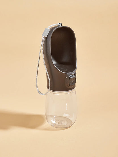 Portable Dog Water Bottle – Leak-Resistant, Built-in Bowl.