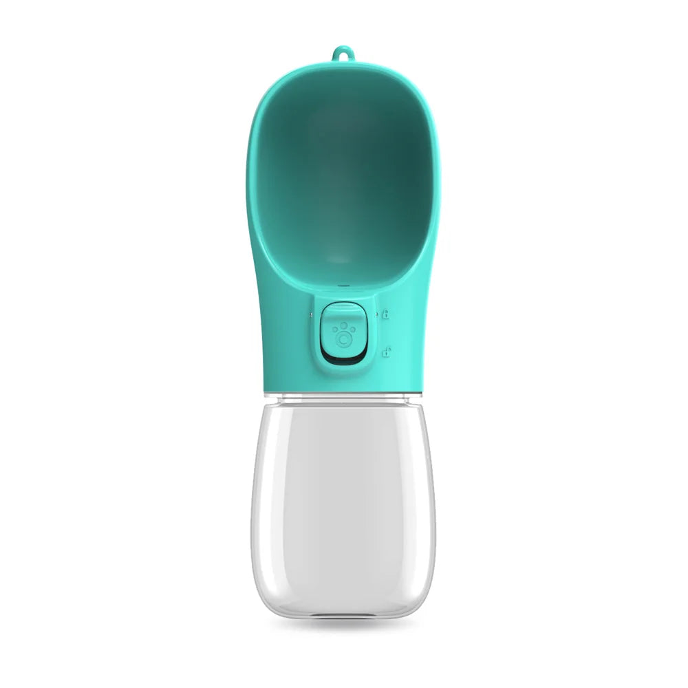 Portable Dog Water Bottle – Leak-Resistant, Built-in Bowl.