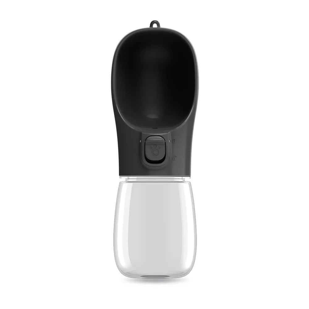 Portable Dog Water Bottle – Leak-Resistant, Built-in Bowl.