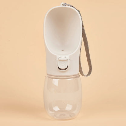 Portable Dog Water Bottle – Leak-Resistant, Built-in Bowl.